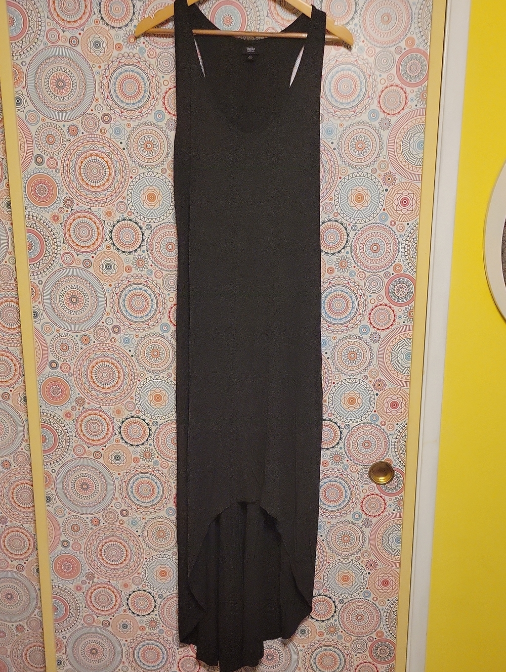 Mossimo Charcoal Gray Assimetric Tanktop Dress